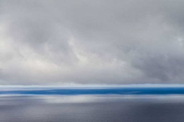 Canary Islands-La Palma Island-Las Indias-storm front over Atlantic Ocean